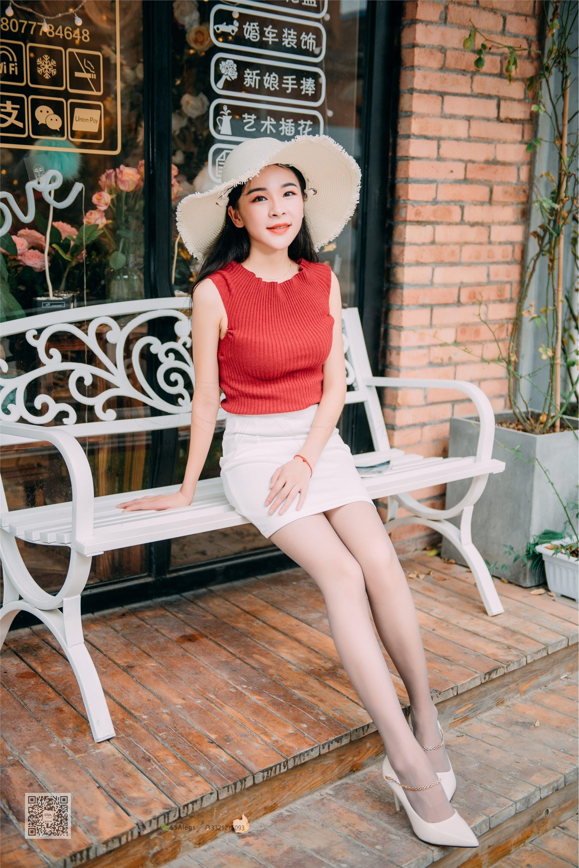 SSA丝社 NO.007 nono 街拍灰丝特辑